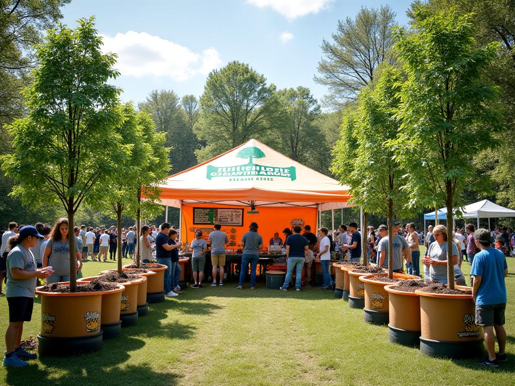 Community Tree Planting Booth